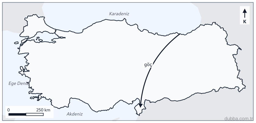 Coğrafya — Mekânsal Bilgi Teknolojileri ünitesi: Trabzon’dan Hatay’a uzanan ok, uydu vericisi takılmış bir yaban keçisinin kışlık alana göçünü g